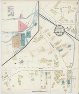 Au Sable Forks New York 1887 - Fire Insurance Index - Old Map Reprint