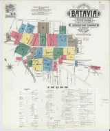 Batavia New York 1906 - Fire Insurance Index - Old Map Reprint