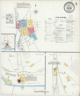 Canton New York 1905 - Fire Insurance Index - Old Map Reprint