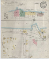 Cape Vincent New York 1895 - Fire Insurance Index - Old Map Reprint