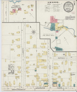 Castile New York 1893 - Fire Insurance Index - Old Map Reprint