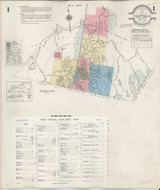 Chappaqua New York 1947 - Fire Insurance Index - Old Map Reprint
