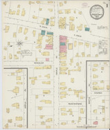 Cohocton New York 1893 - Fire Insurance Index - Old Map Reprint