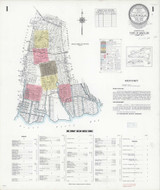 Copiague New York 1948 - Fire Insurance Index - Old Map Reprint