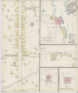 Coxsackie New York 1886 - Fire Insurance Index - Old Map Reprint
