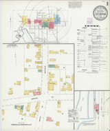 East Aurora New York 1904 - Fire Insurance Index - Old Map Reprint
