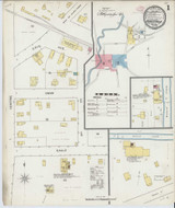 Forestville New York 1893 - Fire Insurance Index - Old Map Reprint