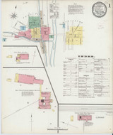 Fort Plain New York 1896 - Fire Insurance Index - Old Map Reprint
