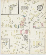 Franklinville New York 1884 - Fire Insurance Index - Old Map Reprint