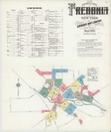 Fredonia New York 1912 - Fire Insurance Index - Old Map Reprint