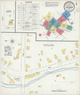 Fredonia New York 1907 - Fire Insurance Index - Old Map Reprint