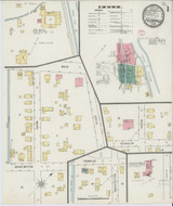 Fultonville New York 1895 - Fire Insurance Index - Old Map Reprint