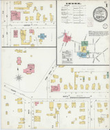 Geneseo New York 1900 - Fire Insurance Index - Old Map Reprint