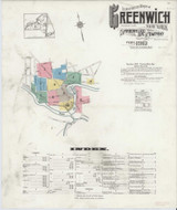 Greenwich New York 1913 - Fire Insurance Index - Old Map Reprint