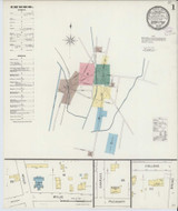 Hamilton New York 1893 - Fire Insurance Index - Old Map Reprint