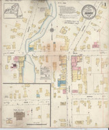 Hermon New York 1927 - Fire Insurance Index - Old Map Reprint