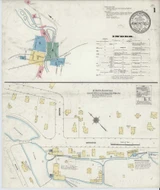 Honeoye Falls New York 1911 - Fire Insurance Index - Old Map Reprint
