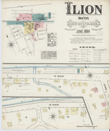 Ilion New York 1884 - Fire Insurance Index - Old Map Reprint