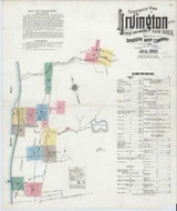 Irvington New York 1912 - Fire Insurance Index - Old Map Reprint