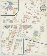 Lancaster New York 1885 - Fire Insurance Index - Old Map Reprint