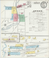 Le Roy New York 1897 - Fire Insurance Index - Old Map Reprint