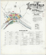Little Falls New York 1900 - Fire Insurance Index - Old Map Reprint