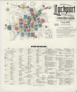 Lockport New York 1909 - Fire Insurance Index - Old Map Reprint
