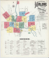 Malone New York 1908 - Fire Insurance Index - Old Map Reprint