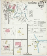 Mamaroneck New York 1896 - Fire Insurance Index - Old Map Reprint