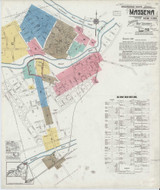 Massena New York 1918 - Fire Insurance Index - Old Map Reprint