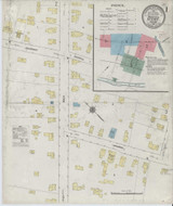 Otego New York 1910 - Fire Insurance Index - Old Map Reprint