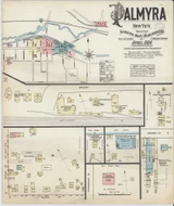Palmyra New York 1884 - Fire Insurance Index - Old Map Reprint