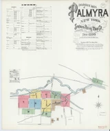 Palmyra New York 1899 - Fire Insurance Index - Old Map Reprint