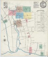 Patchogue New York 1891 - Fire Insurance Index - Old Map Reprint