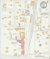 Pawling New York 1900 - Fire Insurance Index - Old Map Reprint