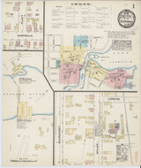 Plattsburg New York 1884 - Fire Insurance Index - Old Map Reprint