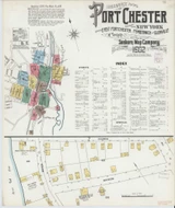 Port Chester New York 1902 - Fire Insurance Index - Old Map Reprint