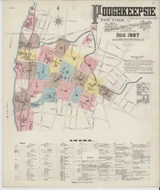 Poughkeepsie New York 1887 - Fire Insurance Index - Old Map Reprint