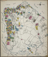 Staten Island (Borough Of Richmond) New York 1910 - Fire Insurance Index - Old Map Reprint