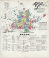 Rome New York 1899 - Fire Insurance Index - Old Map Reprint