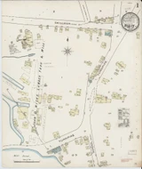 Roslyn New York 1886 - Fire Insurance Index - Old Map Reprint