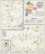 Saint Regis Falls New York 1915 - Fire Insurance Index - Old Map Reprint