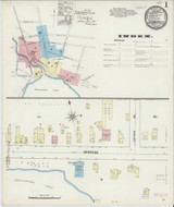 Skaneateles New York 1890 - Fire Insurance Index - Old Map Reprint