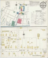 Southampton New York 1909 - Fire Insurance Index - Old Map Reprint