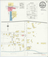 Valley Falls New York 1910 - Fire Insurance Index - Old Map Reprint