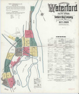 Waterford New York 1909 - Fire Insurance Index - Old Map Reprint