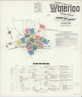 Waterloo New York 1911 - Fire Insurance Index - Old Map Reprint