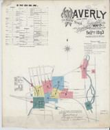 Waverly New York 1893 - Fire Insurance Index - Old Map Reprint