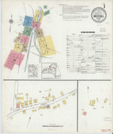Whitehall New York 1916 - Fire Insurance Index - Old Map Reprint