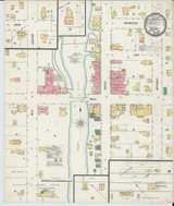 Albany Wisconsin 1900 - Fire Insurance Index - Old Map Reprint